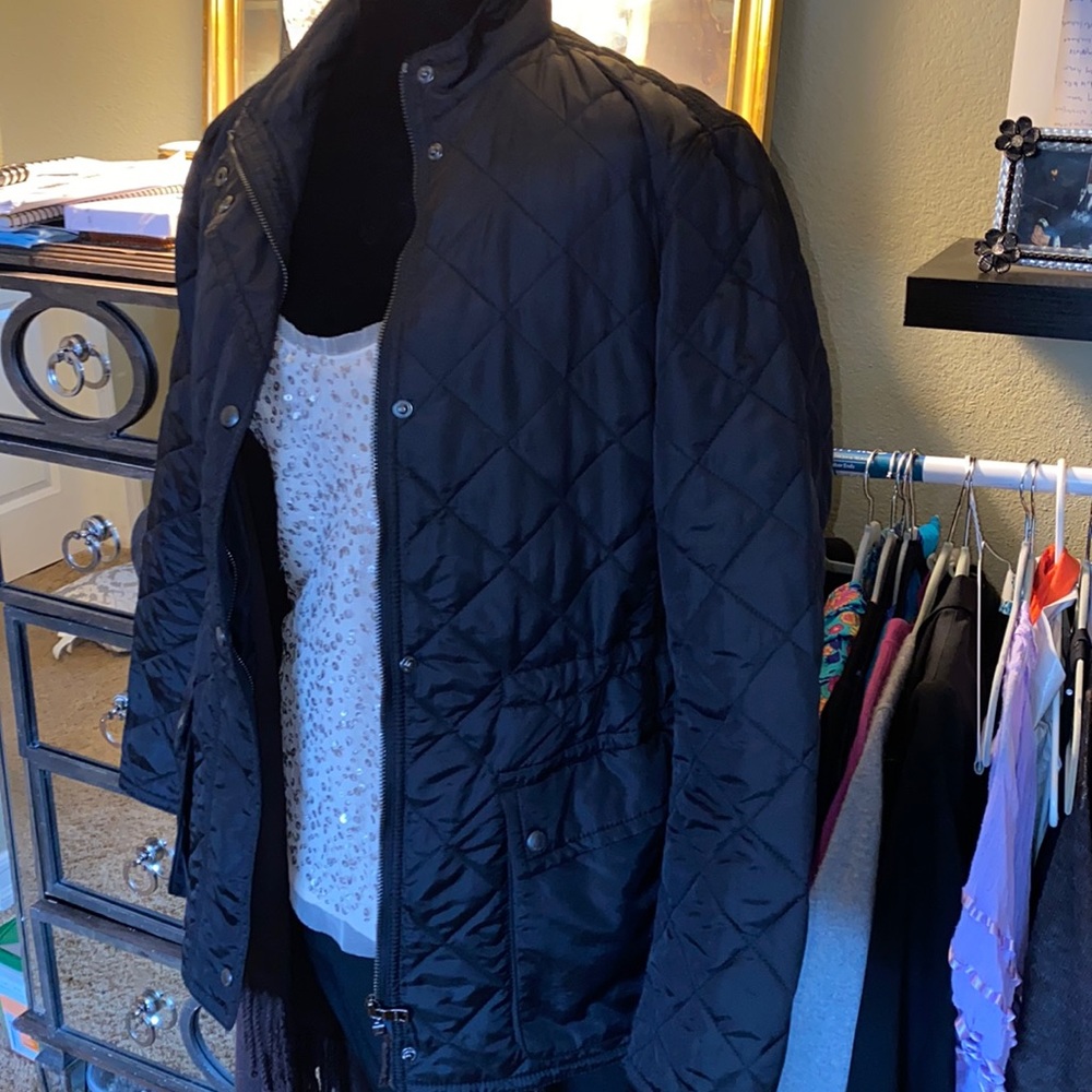 Coach xl quilted jacket light weight